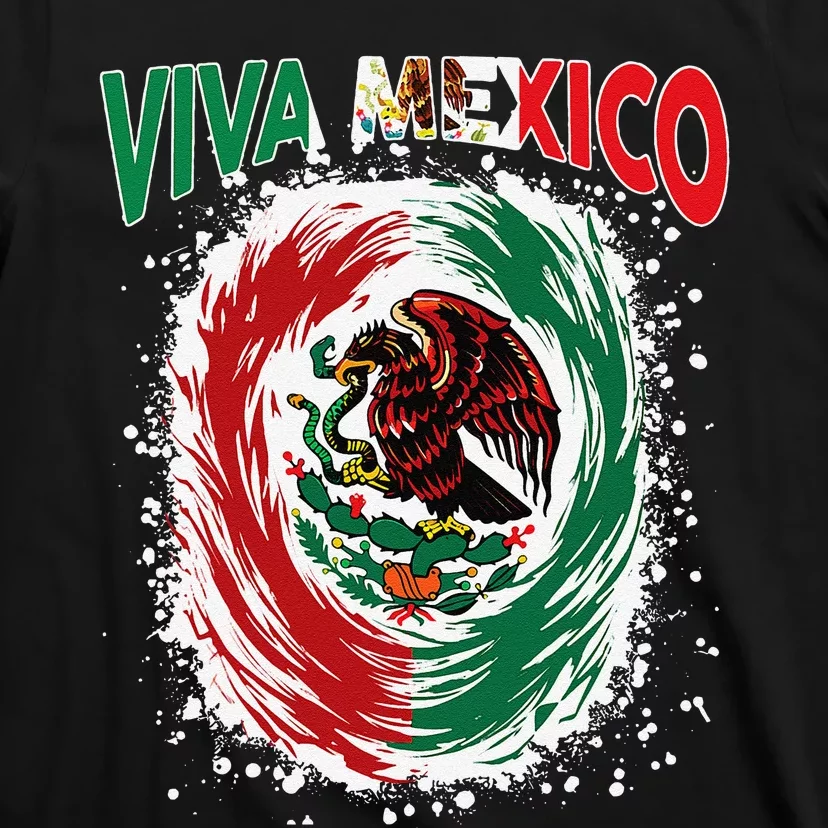 Viva Mexico Flag Mexican Independence Day Gift T-Shirt