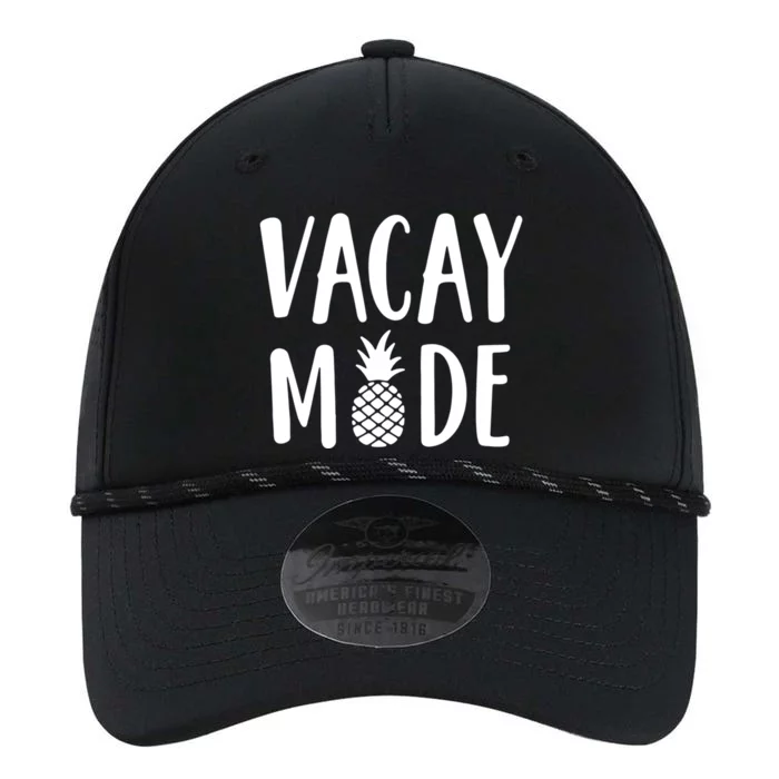 Vacay Mode Funny Gift Pineapple Summer Vibes Gift Performance The Dyno Cap