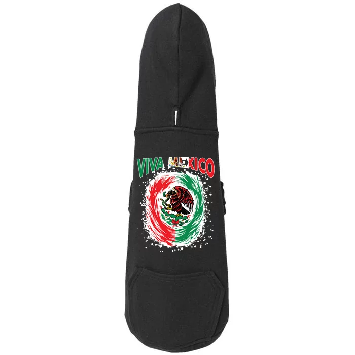 Viva Mexico Flag Mexican Independence Day Doggie 3-End Fleece Hoodie