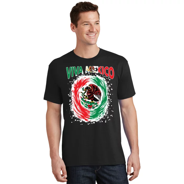 Viva Mexico Flag Mexican Independence Day T-Shirt