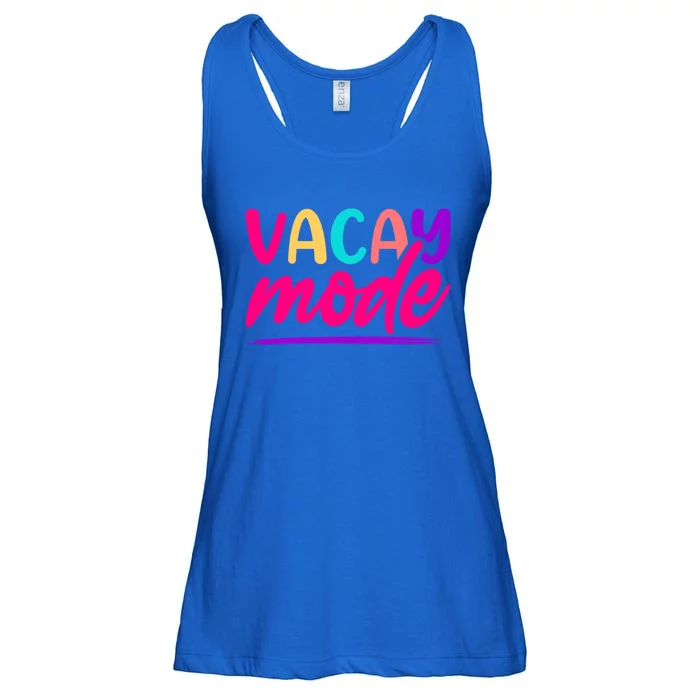 Vacay Mode Family Beach Vacation Summer Gift Ladies Essential Flowy Tank