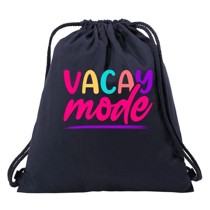 Vacay Mode Family Beach Vacation Summer Gift Drawstring Bag