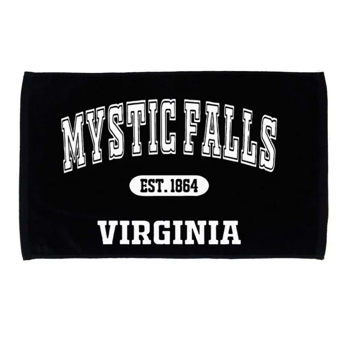 Vintage Mystic Falls Virginia Retro Men Women Fan Microfiber Hand Towel