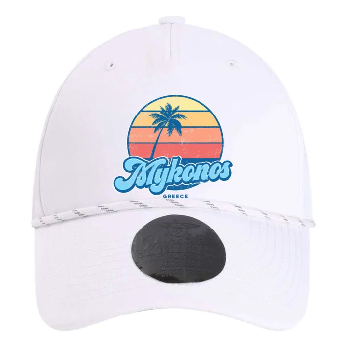 Vintage Mykonos Greece Classic 70s Retro Surfer Performance The Dyno Cap