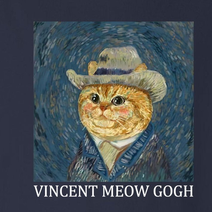 Vincent Meow Gogh Funny Starry Night Cat Van Gogh Cat Toddler Long Sleeve  Shirt | TeeShirtPalace