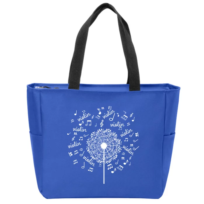 Violin Music Gift For Violinist Great Gift Zip Tote Bag