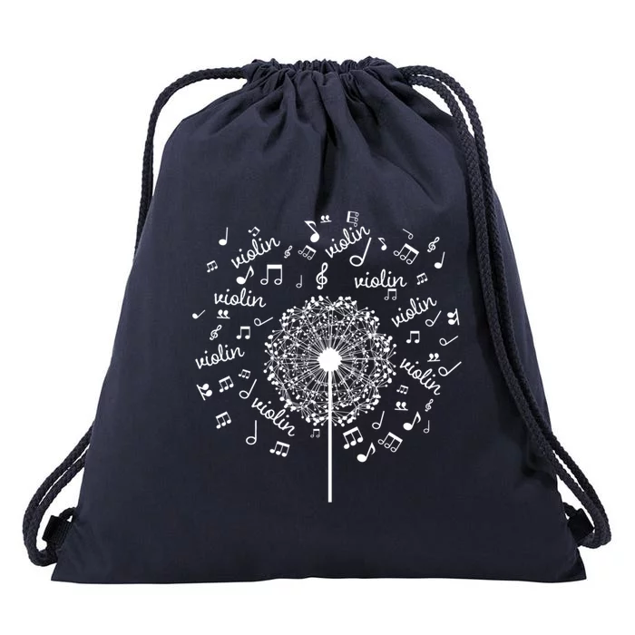 Violin Music Gift For Violinist Great Gift Drawstring Bag