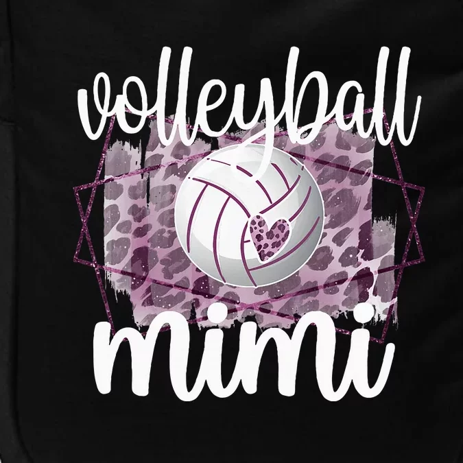 Volleyball Mimi Grandma Of Volleyball Player Impact Tech Backpack