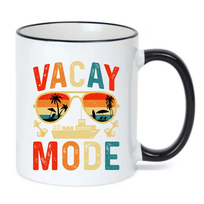 Vacay Mode Gift Black Color Changing Mug