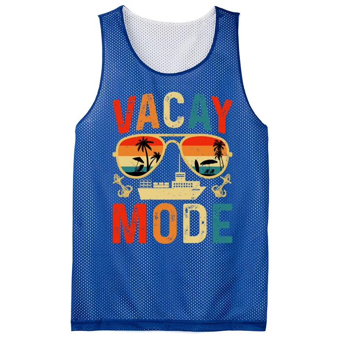 Vacay Mode Gift Mesh Reversible Basketball Jersey Tank