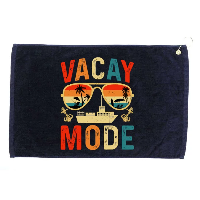 Vacay Mode Gift Grommeted Golf Towel