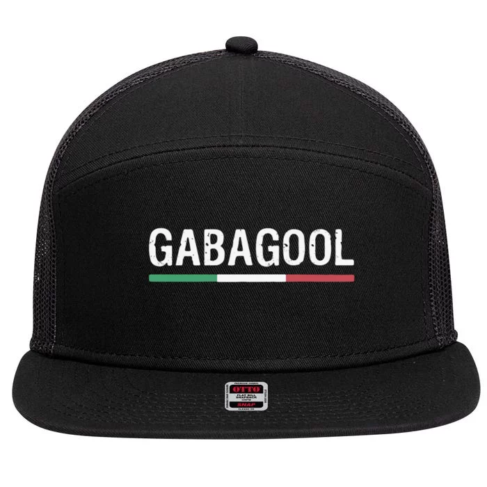 Vincent Martella Gabagool 7 Panel Mesh Trucker Snapback Hat