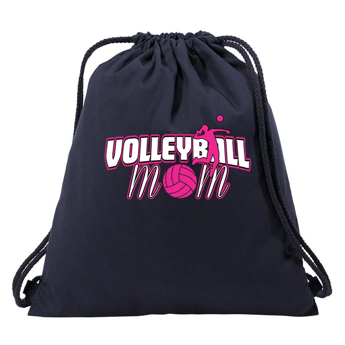 Volleyball Mom Gift Drawstring Bag