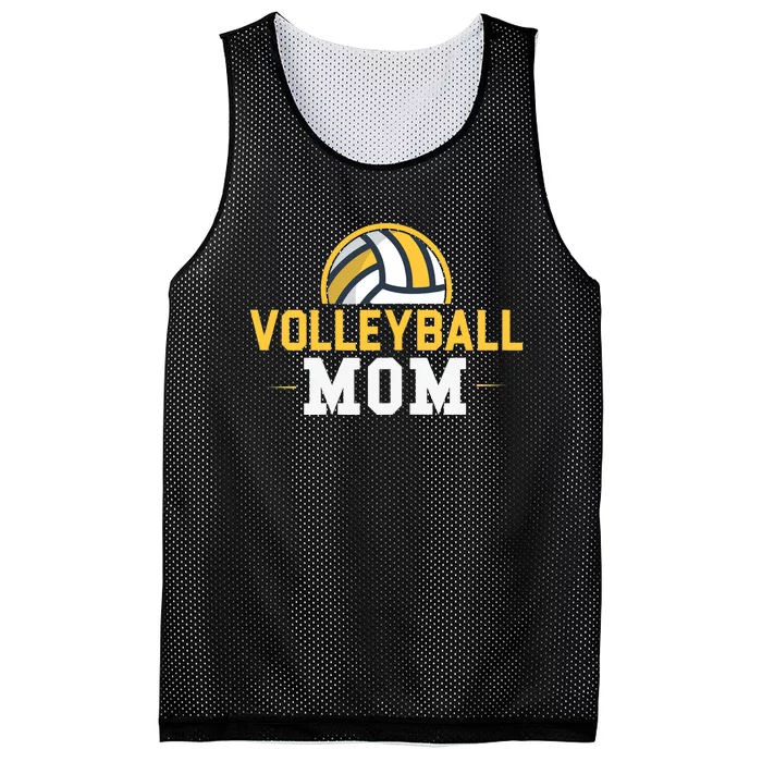 Volleyball Mom Gift Funny Sports Mom Mothers Day Mesh Reversible Basketball Jersey Tank