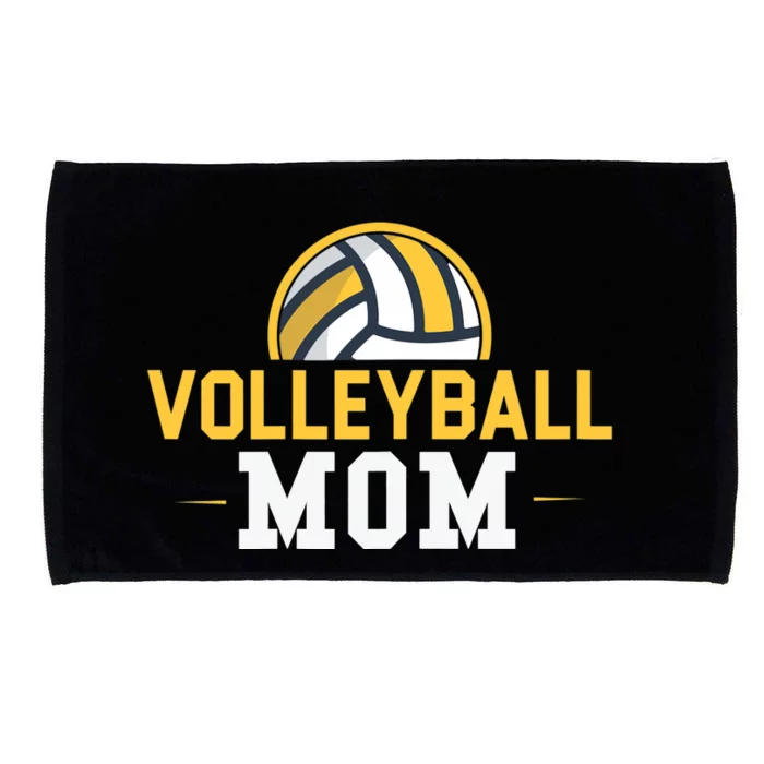 Volleyball Mom Gift Funny Sports Mom Mothers Day Microfiber Hand Towel