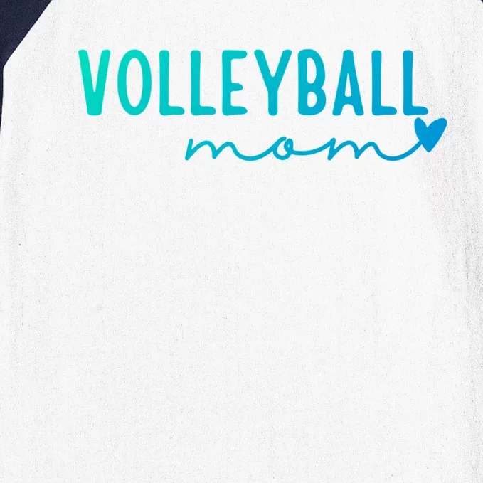 Volleyball Mom Game Love Gift Baseball Sleeve Shirt