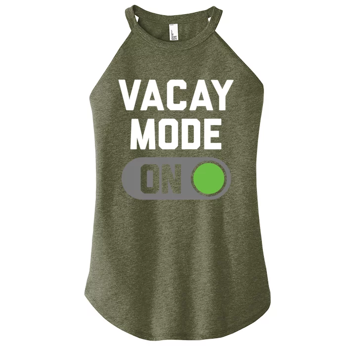 Vacay Mode Gift Women’s Perfect Tri Rocker Tank