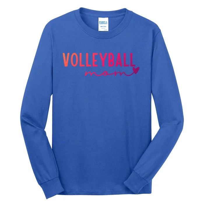 Volleyball Mom Game Love Gift Tall Long Sleeve T-Shirt