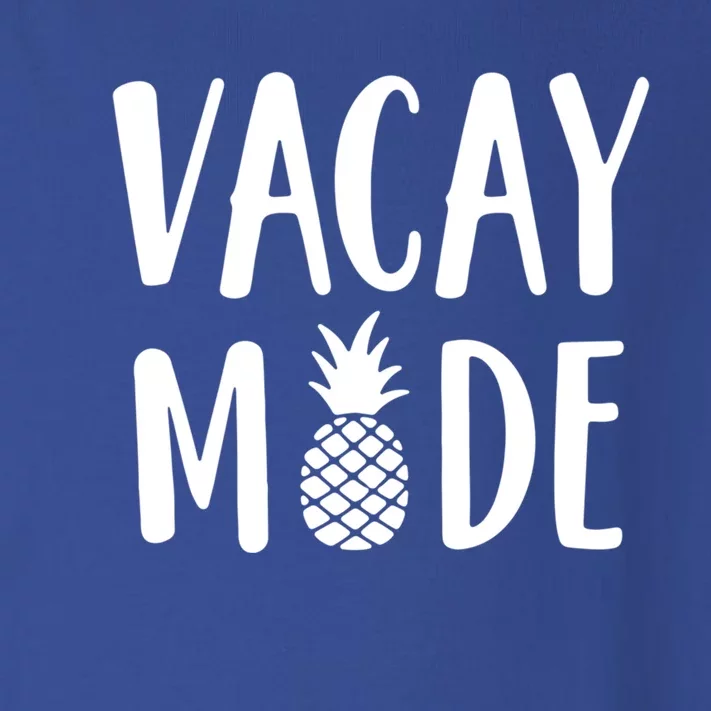 Vacay Mode Great Gift Pineapple Summer Vibes Great Gift Toddler Long Sleeve Shirt