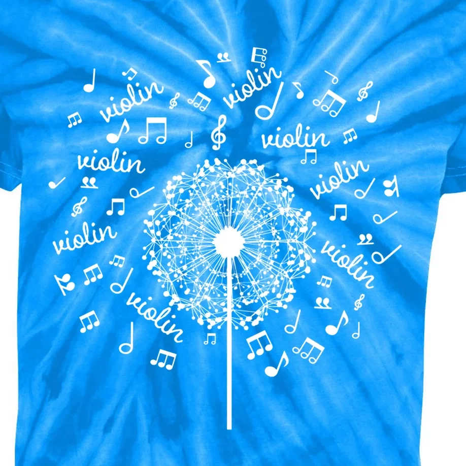 Violin Music Gift For Violinist Gift Kids Tie-Dye T-Shirt