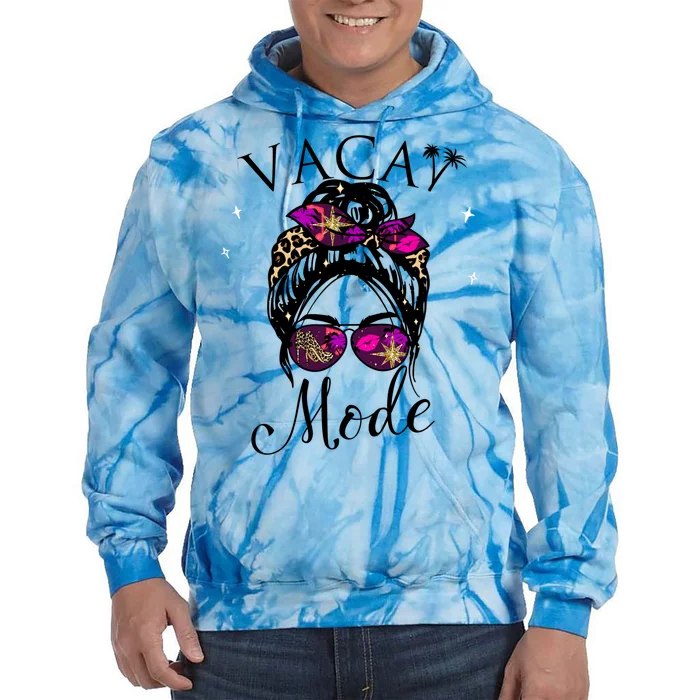 Vacay Mode Gift Vacation Beach Family Cute Cruise Gift Tie Dye Hoodie