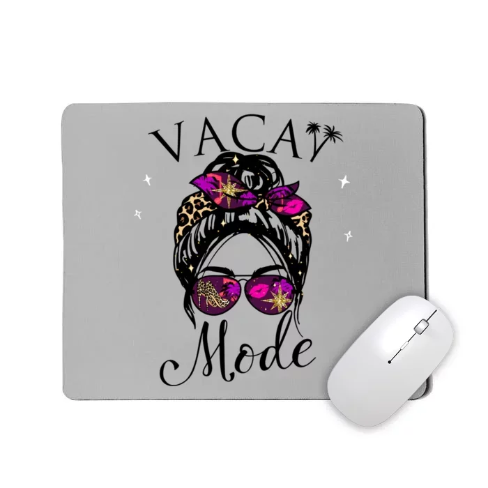 Vacay Mode Gift Vacation Beach Family Cute Cruise Gift Mousepad