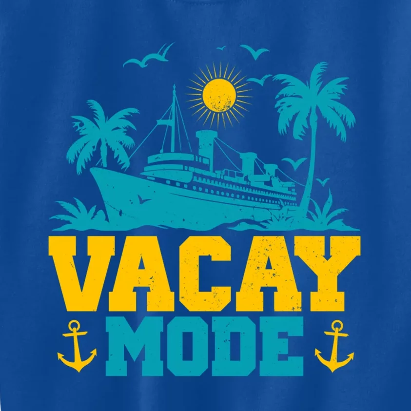 Vacay Mode Gift Kids Sweatshirt