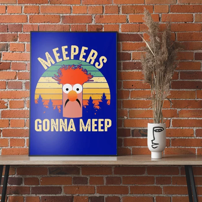 Vintage Meepers Gonna Meep Muppet Poster