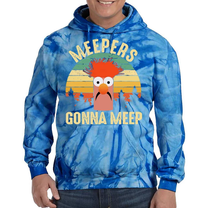 Vintage Meepers Gonna Meep Muppet Tie Dye Hoodie