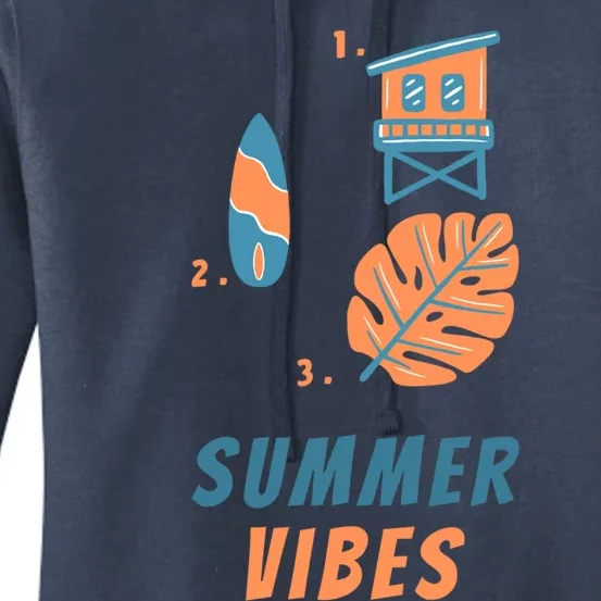 Vacay Mode Gift Cute Summer Vacation Vibes Sun Sunset Cute Gift Women's Pullover Hoodie