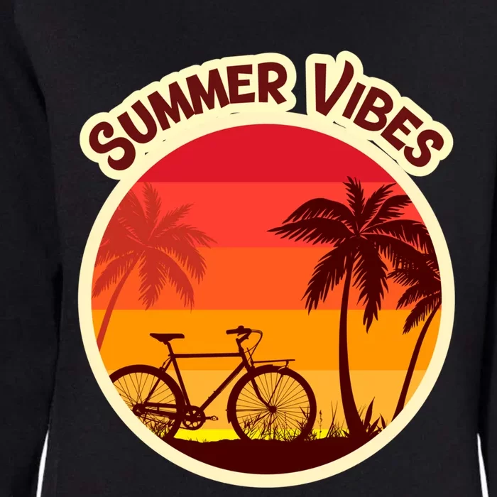 Vacay Mode Gift Cute Summer Vacation Vibes Sun Sunset Gift Womens California Wash Sweatshirt