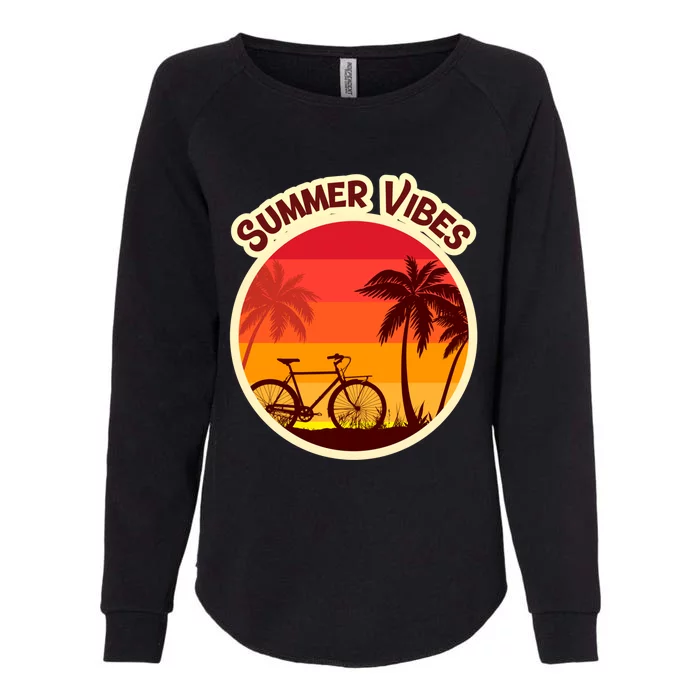 Vacay Mode Gift Cute Summer Vacation Vibes Sun Sunset Gift Womens California Wash Sweatshirt