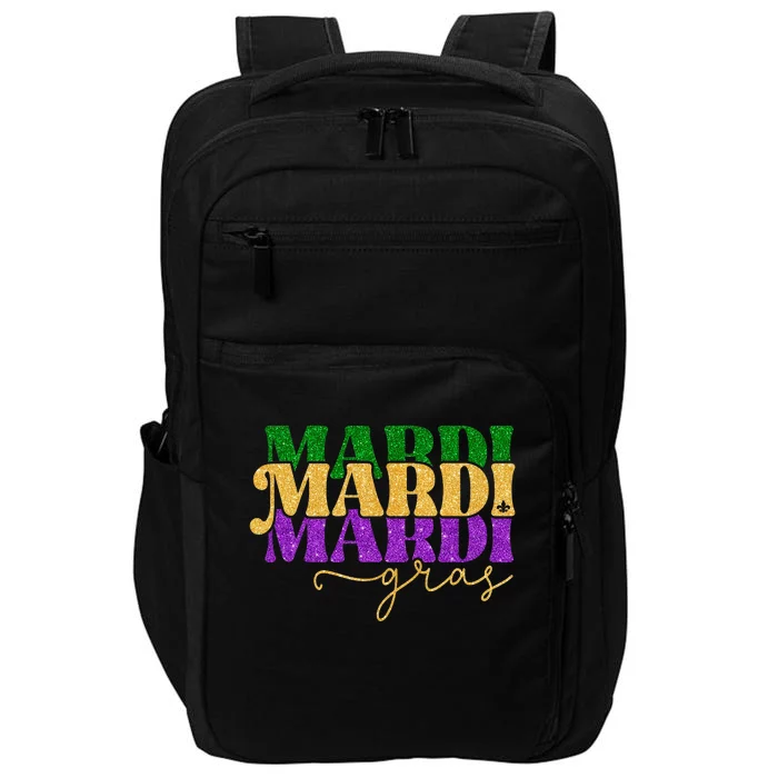 Vintage Mardi Gras Festival New Orleans Impact Tech Backpack