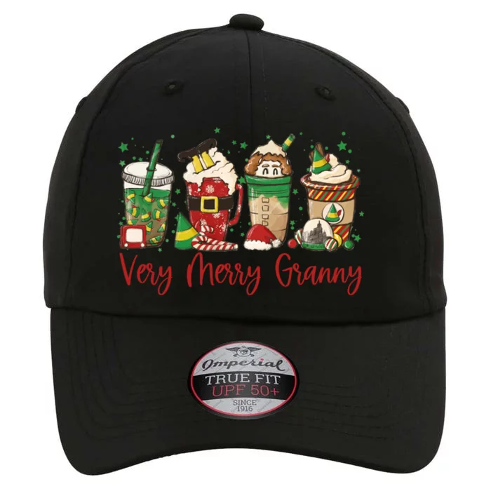 Very Merry Granny Family Christmas Coffee Lover Xmas Family Meaningful Gift The Original Performance Cap