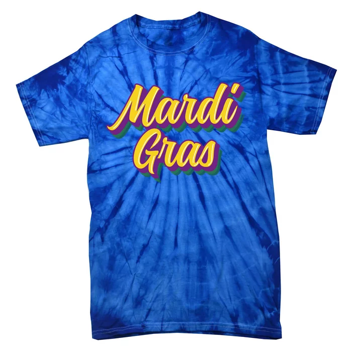 Vintage Mardi Gras Retro Masquerade Costume Gift Tie-Dye T-Shirt