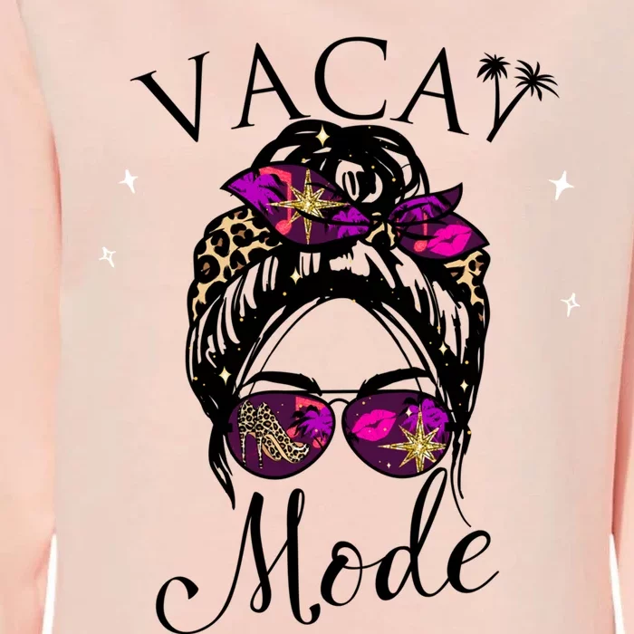 Vacay Mode Gift Vacation Beach Family Cute Cruise Gift Womens California Wash Sweatshirt