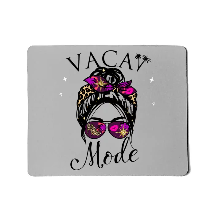 Vacay Mode Gift Vacation Beach Family Cute Cruise Gift Mousepad