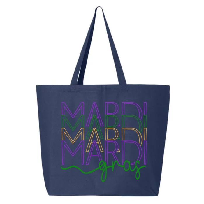 Vintage Mardi Gras Festival New Orleans Tee Gift 25L Jumbo Tote