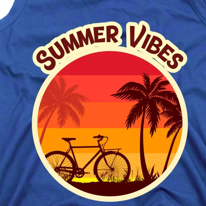 Vacay Mode Gift Cute Summer Vacation Vibes Sun Sunset Meaningful Gift Tank Top