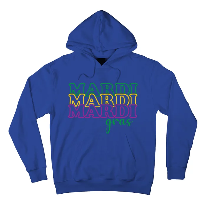 Vintage Mardi Gras Shadow Festival New Orleans Gift Hoodie