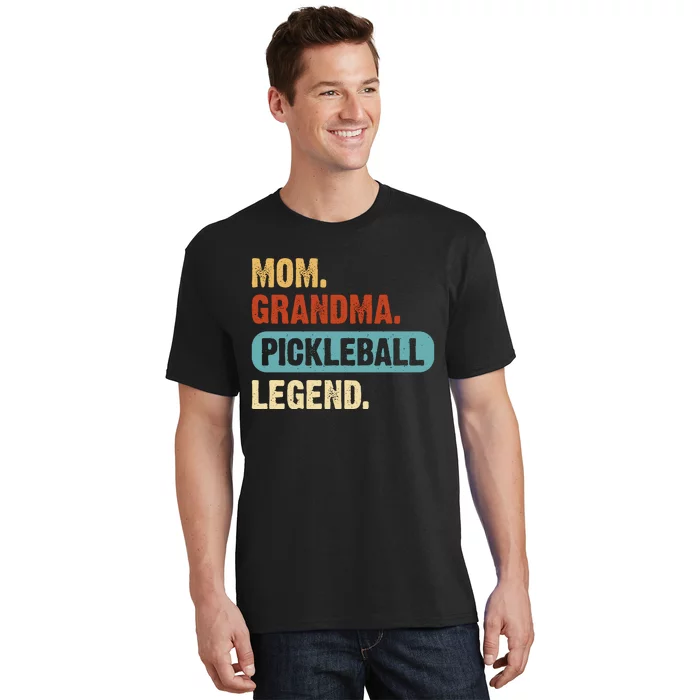 Vintage Mom Grnadma Pickleball Legend Gift For Pickleball Player T-Shirt