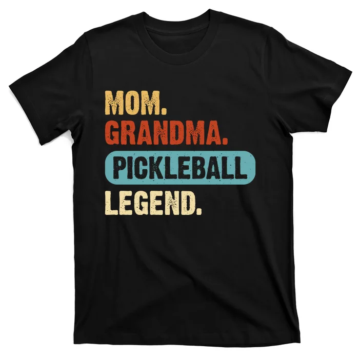 Vintage Mom Grnadma Pickleball Legend Gift For Pickleball Player T-Shirt