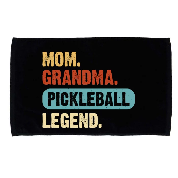 Vintage Mom Grnadma Pickleball Legend Gift For Pickleball Player Microfiber Hand Towel