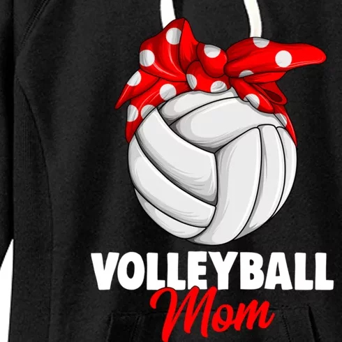 Volleyball Mom Gift Women's Fleece Hoodie