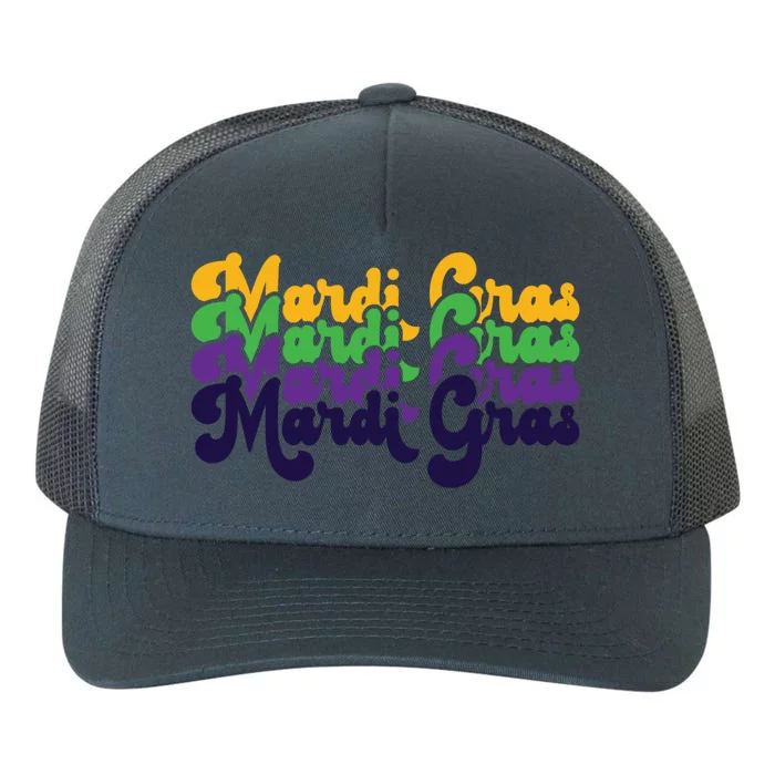 Vintage Meaningful Gift Mardi Gras Gift Yupoong Adult 5-Panel Trucker Hat