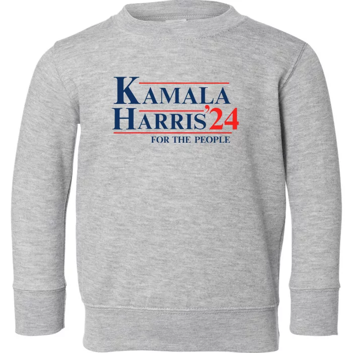 Vote Madam Harris Pres For The People Toddler Sweatshirt