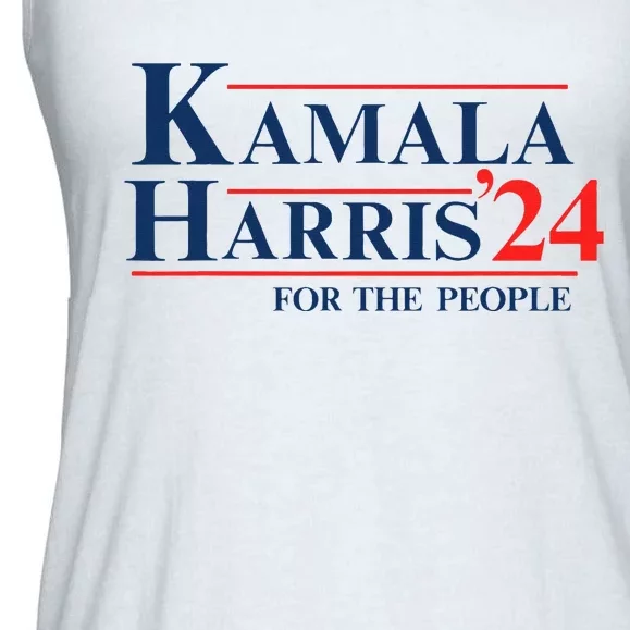 Vote Madam Harris Pres For The People Ladies Essential Flowy Tank