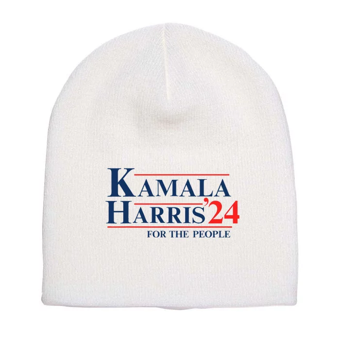 Vote Madam Harris Pres For The People Short Acrylic Beanie