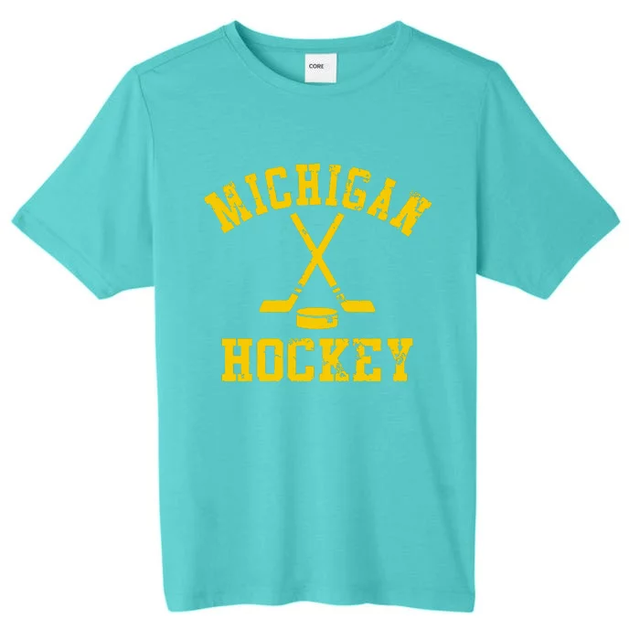 Vintage Michigan Hockey ChromaSoft Performance T-Shirt