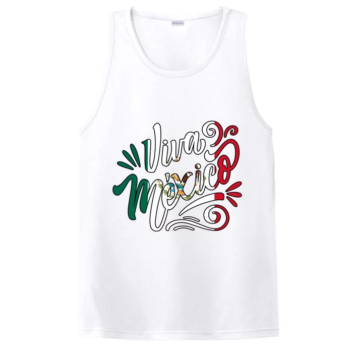 Viva Mexico Hispanic Mexican Heritage Performance Tank